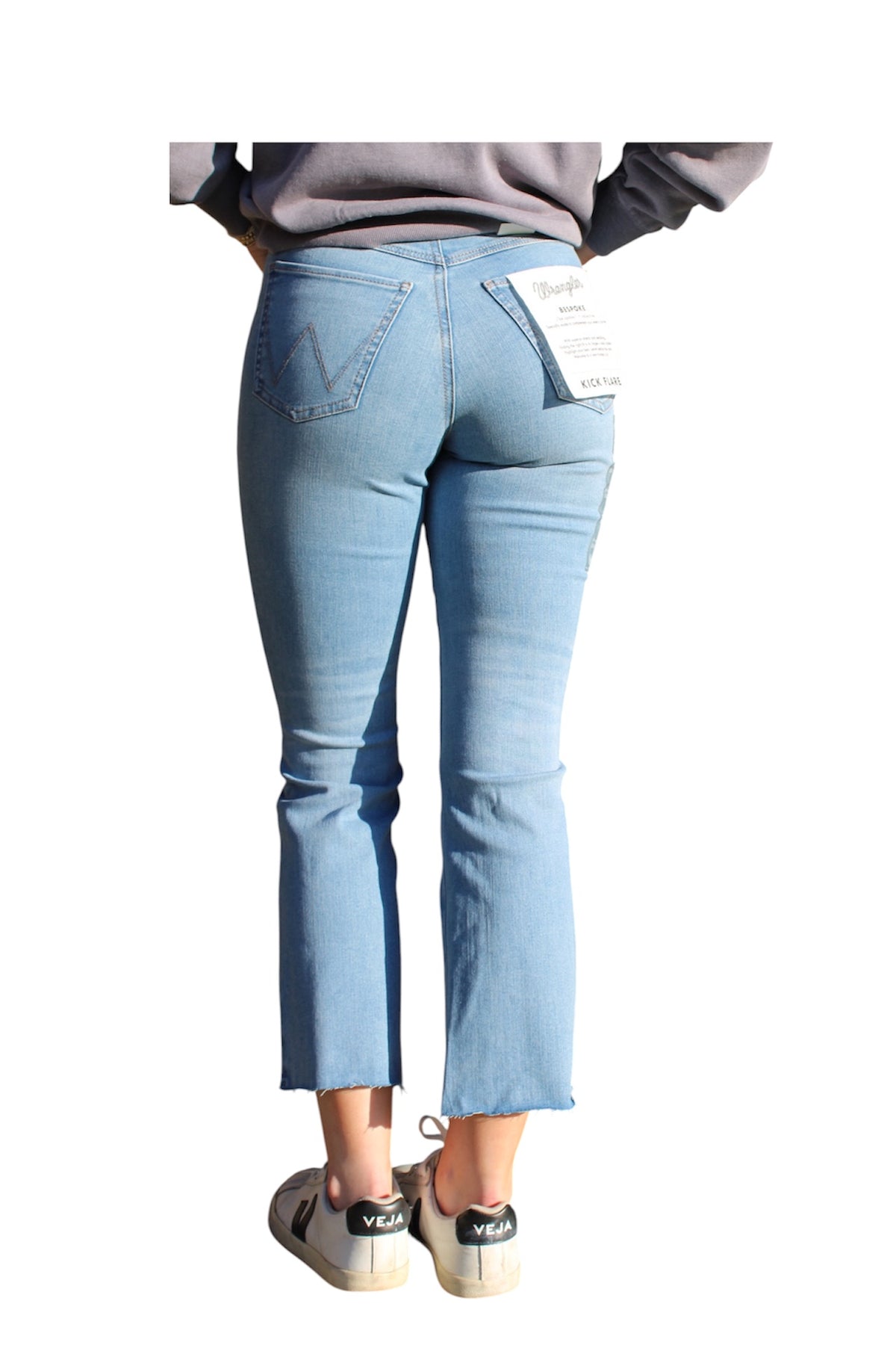 Ladies Wrangler Kick Flare Denim Jean