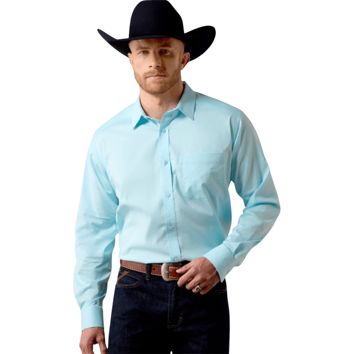 Men’s Ariat Everything Crystal Blue Shirt