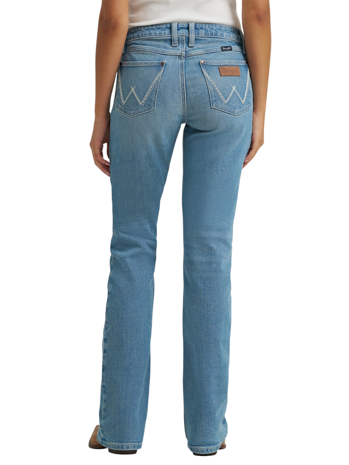 Ladies Wrangler Light Wash Bootcut Jean