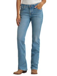 Ladies Wrangler Light Wash Bootcut Jean