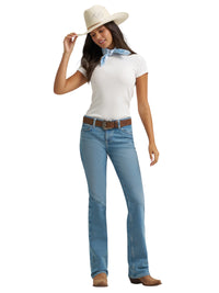 Ladies Wrangler Light Wash Bootcut Jean