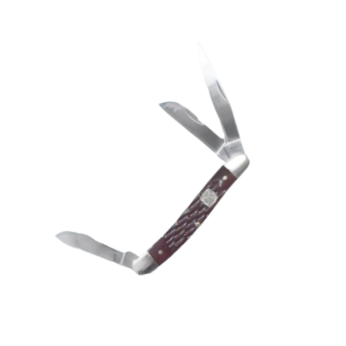 Twisted X Knife, 3 1/2" Closed, Red Bone