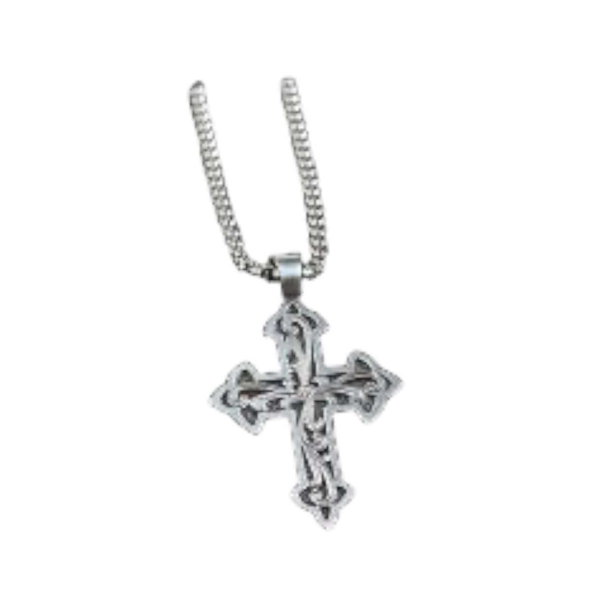 Men’s Silver Strike 24” Necklace