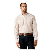 Men’s Ariat Wrinkle Free Solid Pinpoint Oxford Classic Fit Shirt