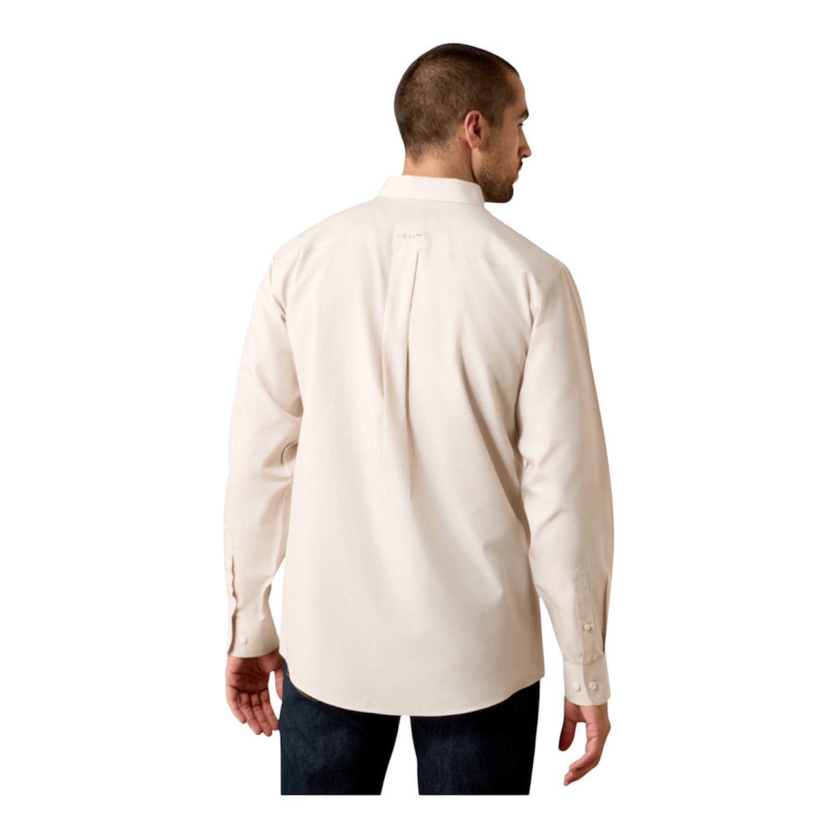 Men’s Ariat Wrinkle Free Solid Pinpoint Oxford Classic Fit Shirt