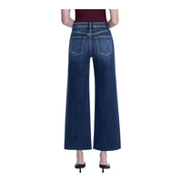 Ladies Super High Rise Wide Leg Jeans
