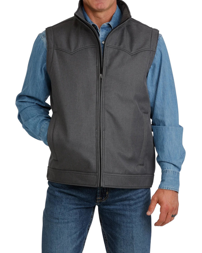 Men's Cinch Bonded Charcoal Vest