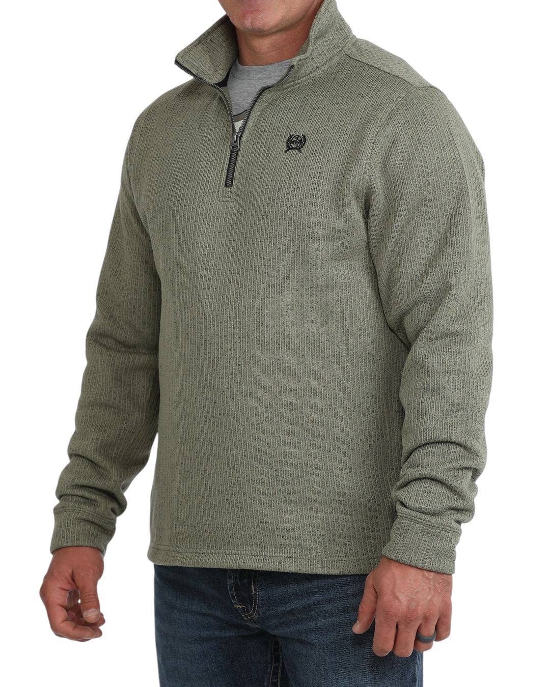 Men's Cinch Olive 3/4 Zip