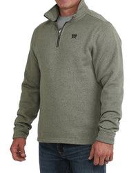 Men's Cinch Olive 3/4 Zip