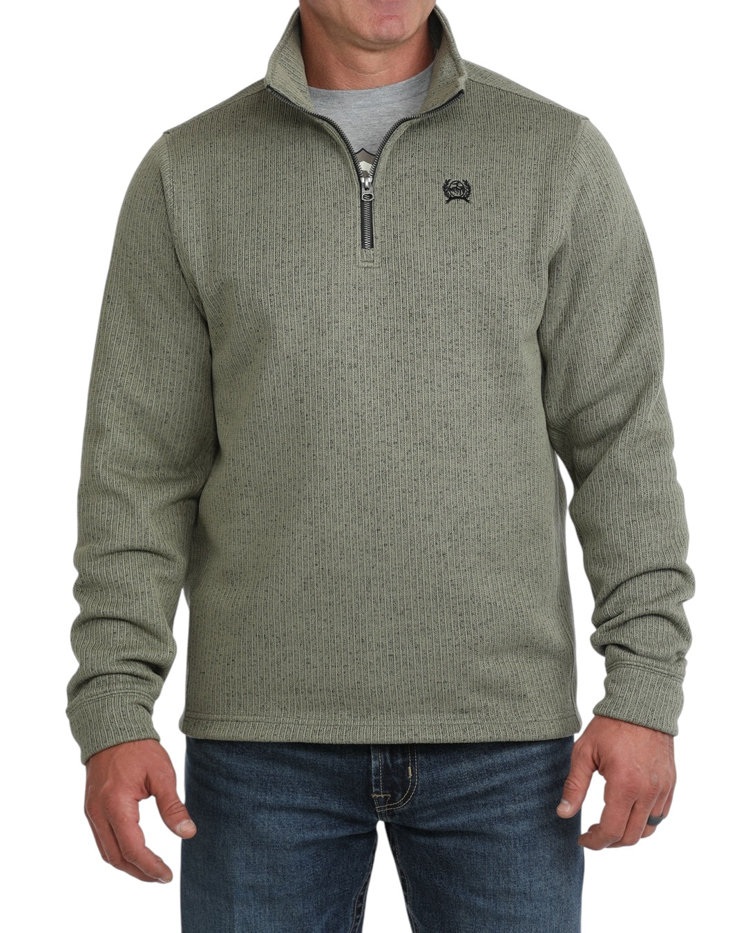 Men's Cinch Olive 3/4 Zip