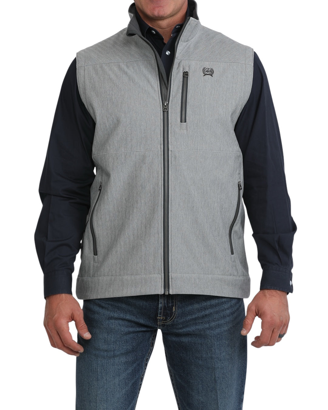 Men's Cinch Gray Bonded Vest