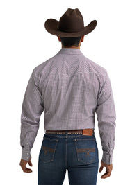 Men's Wrangler Purple Print Shirt