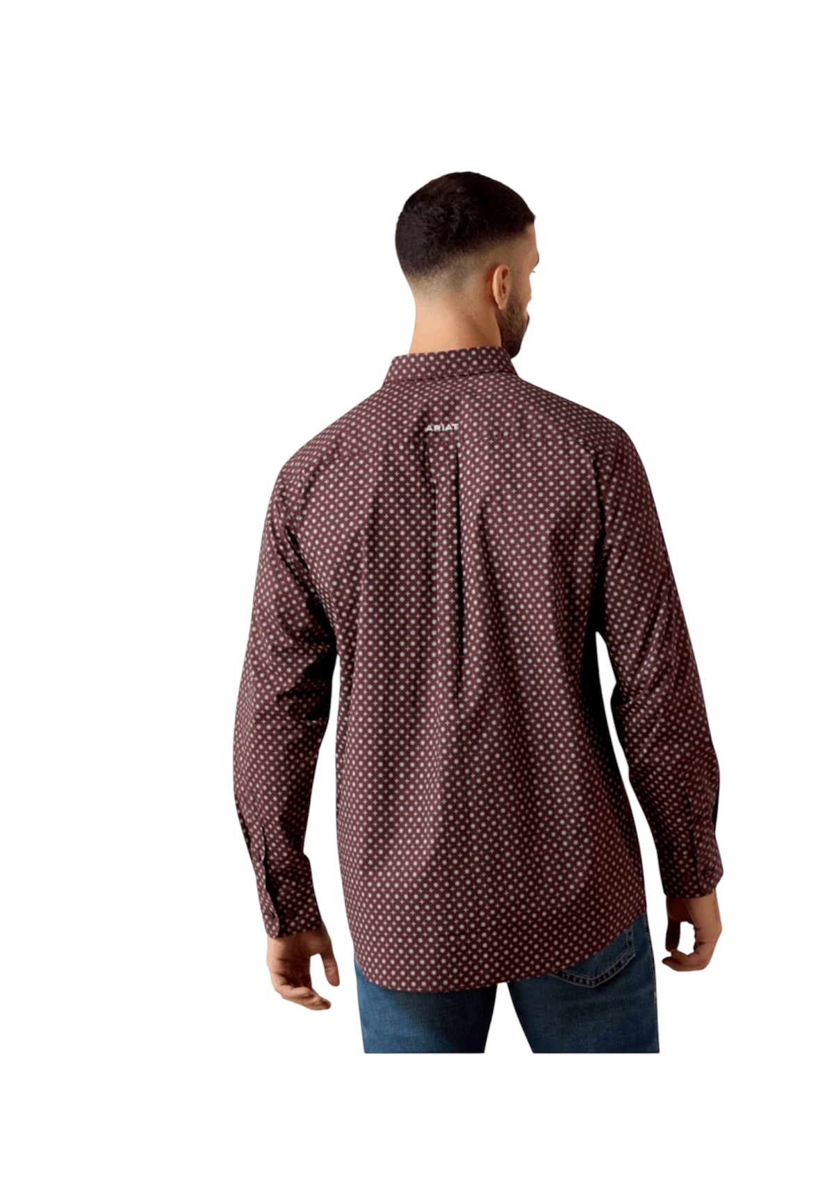 Mens Ariat Brown Medallion Shirt