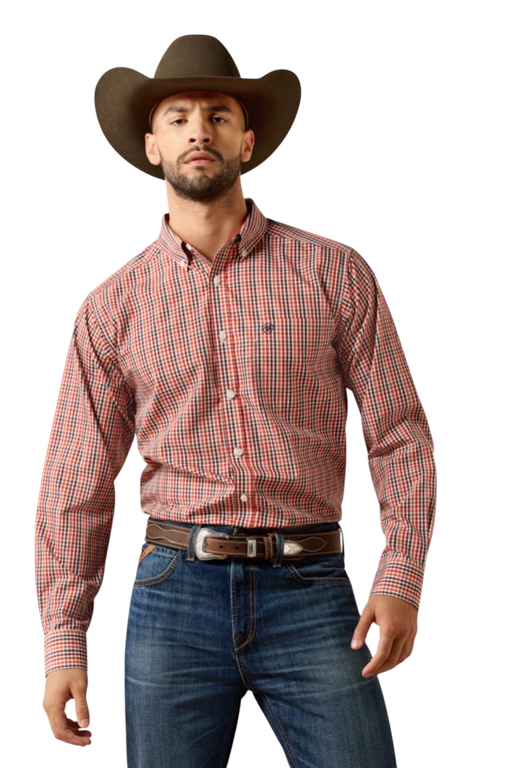 Men's Ariat Ketchup Small Check Shirt