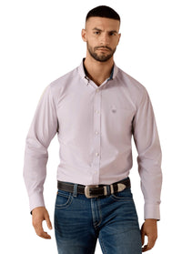 Men's Ariat Purple Ash Solid Shirt
