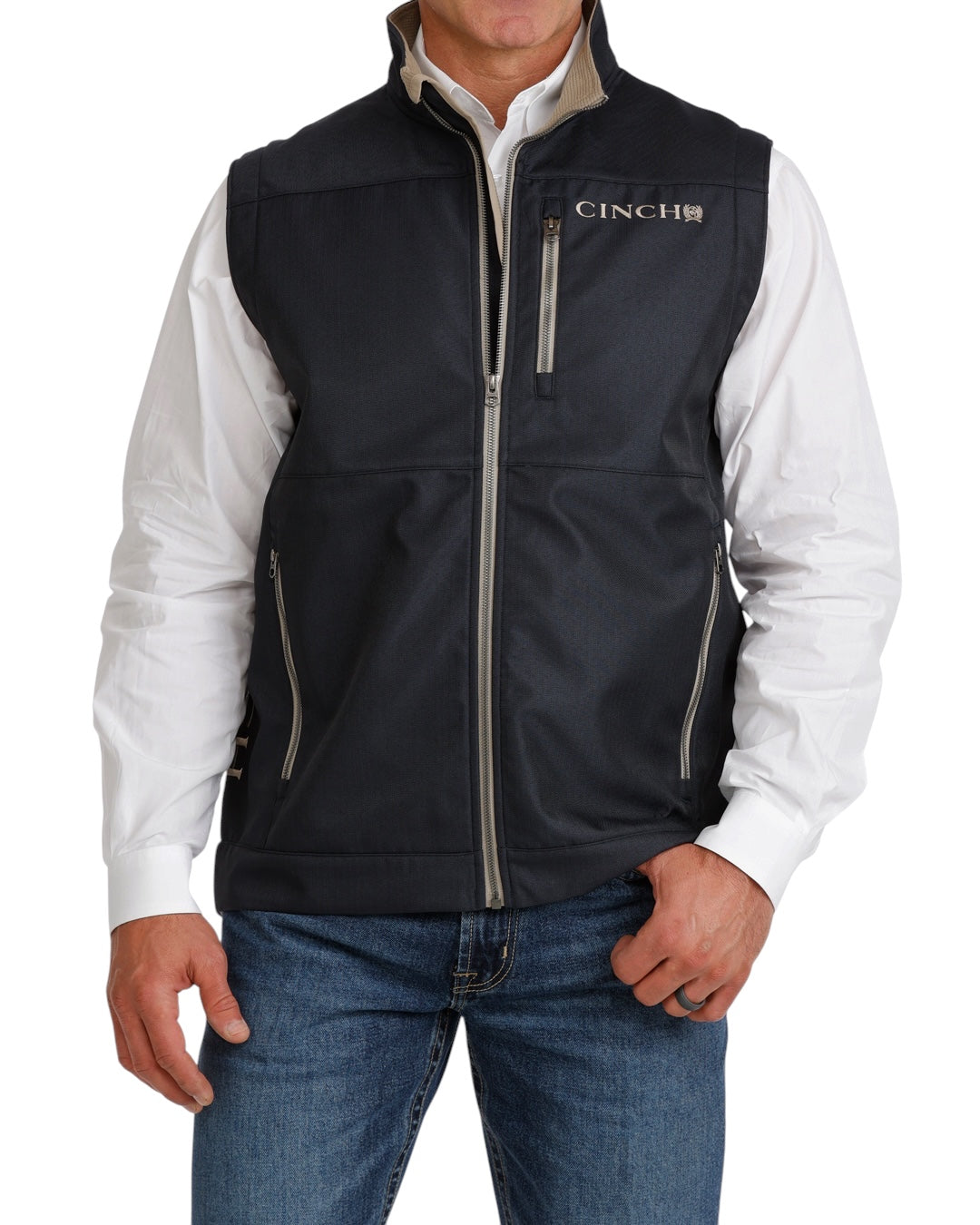 Men's Cinch Navy Bonded Vest
