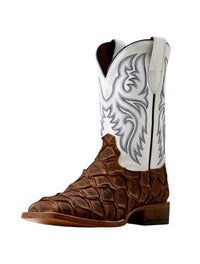 Men's Ariat Riverside Cognac Bass Print Boot
