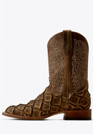 Men's Ariat Riverside Tan Bass Print Boot