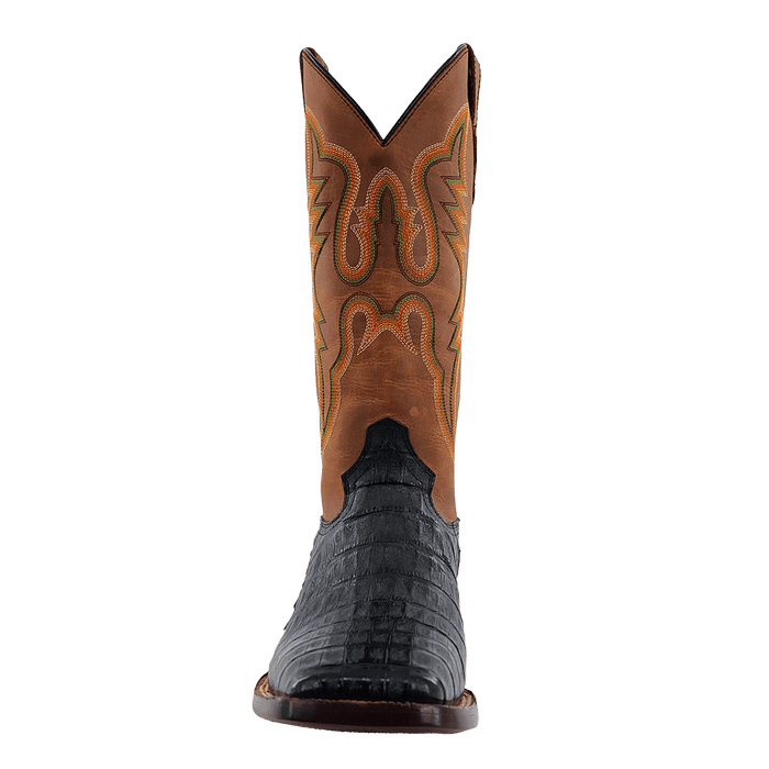 Men's R. Watson Black Caiman Tail Gator Boots