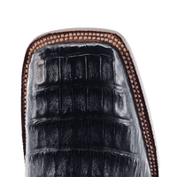 Men's R. Watson Black Caiman Tail Gator Boots