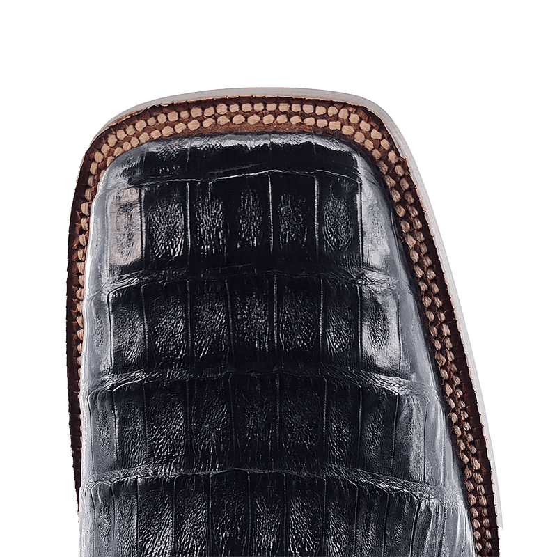 Men's R. Watson Black Caiman Tail Gator Boots