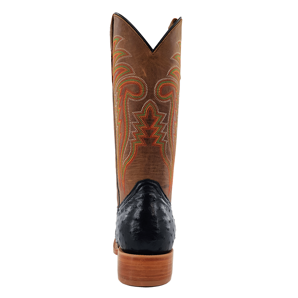 Men's R. Watson Black Full Quill Ostrich