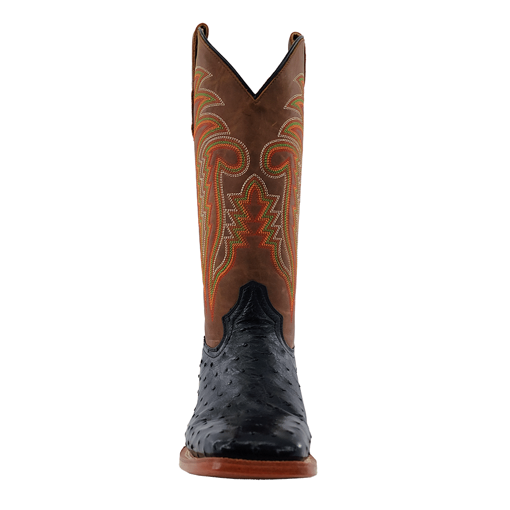 Men's R. Watson Black Full Quill Ostrich