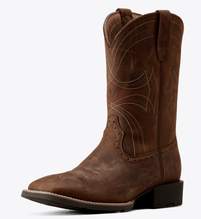 Men's Ariat Sport Wide Square Toe Cowboy Boot