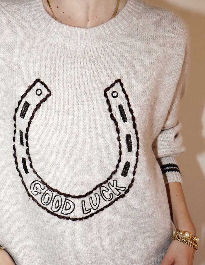 Ladies "Good Luck" Sweater