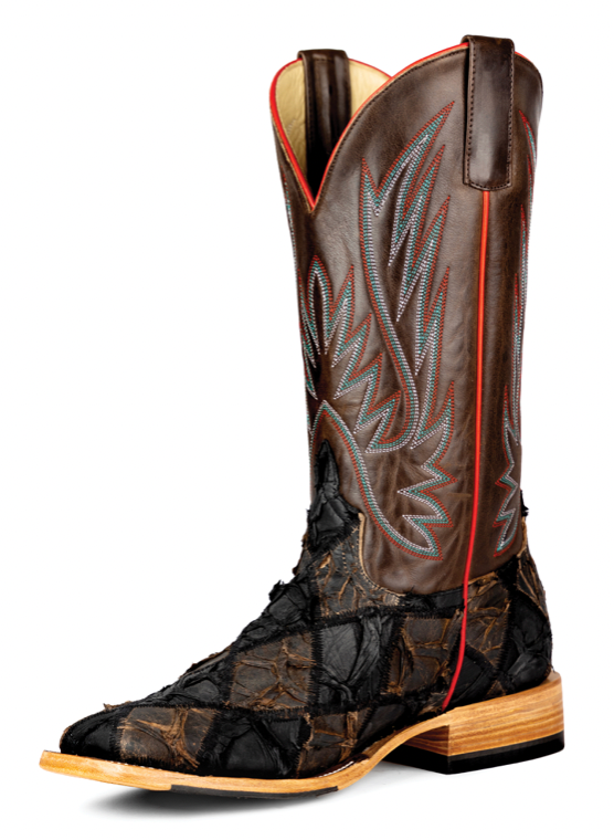 Men's Horse Power by Anderson Bean Patch Work Pirarucu Boots