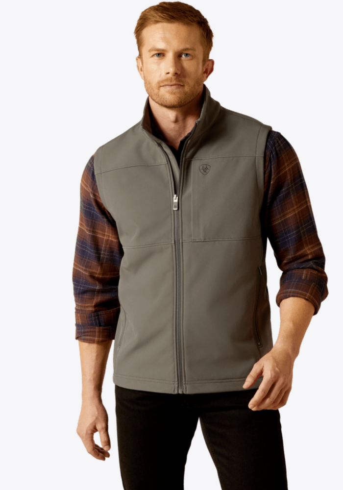 Men's Ariat Vernon Grey Vest