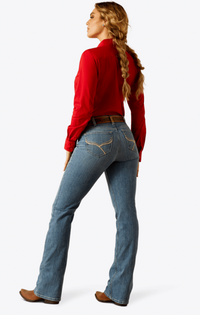 Ladies Ariat High Rise Cecilia Boot Cut Jeans