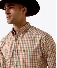 Men's Ariat Dave Tan Plaid Shirt
