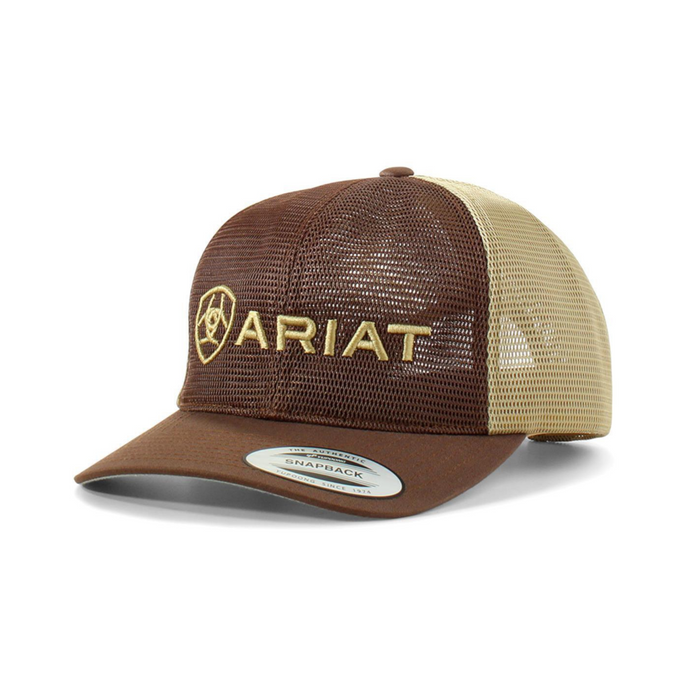 Ariat Emb Logo Brown/Khaki Cap