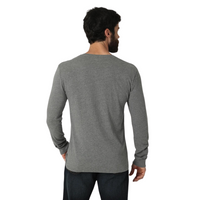 Men's Wrangler Graphite Heather Graphic Long Sleeve T-Shirt