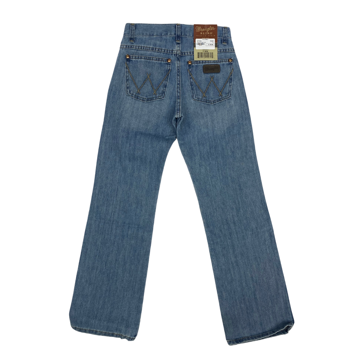 Boys Wrangler Retro Relaxed Boot Light Washed Jeans