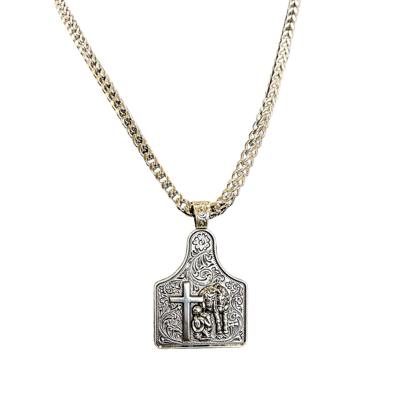Cowboy chain necklace hotsell