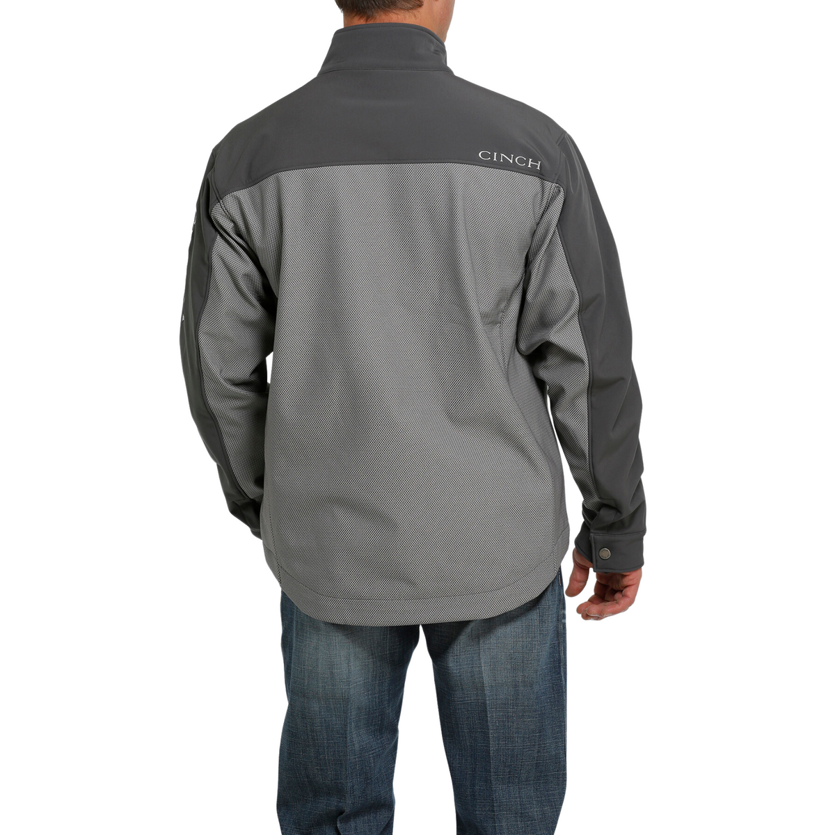Men's Cinch Concealed Carry Bonded Jacket- Gray