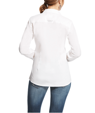 Women's Wrinkle Resist Kirby White Stretch Shirt