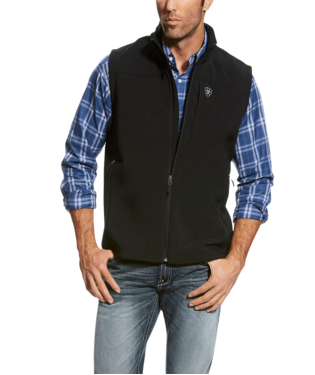 Men's Vernon Softshell Black Vest