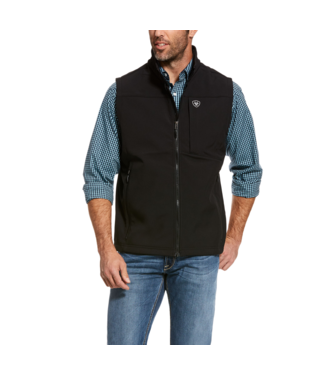 Men's Logo Softshell Black Vest