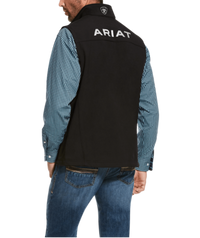 Men's Logo Softshell Black Vest