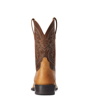 Men's Ariat Sport Pardner Matte Tan Buck Cowboy Boot