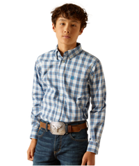 Boy's Pro Series Phoniex Classic Fit Blue Shirt