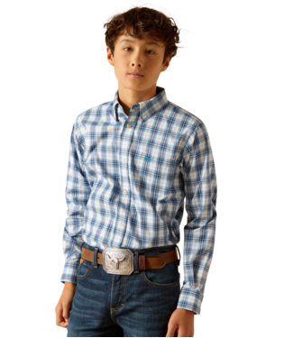 Boy's Pro Series Phoniex Classic Fit Blue Shirt