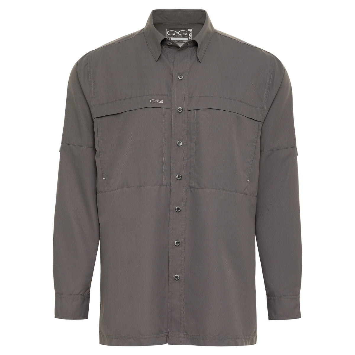 Men's Game Guard GunMetal MicroFiber Long Sleeve Shirt