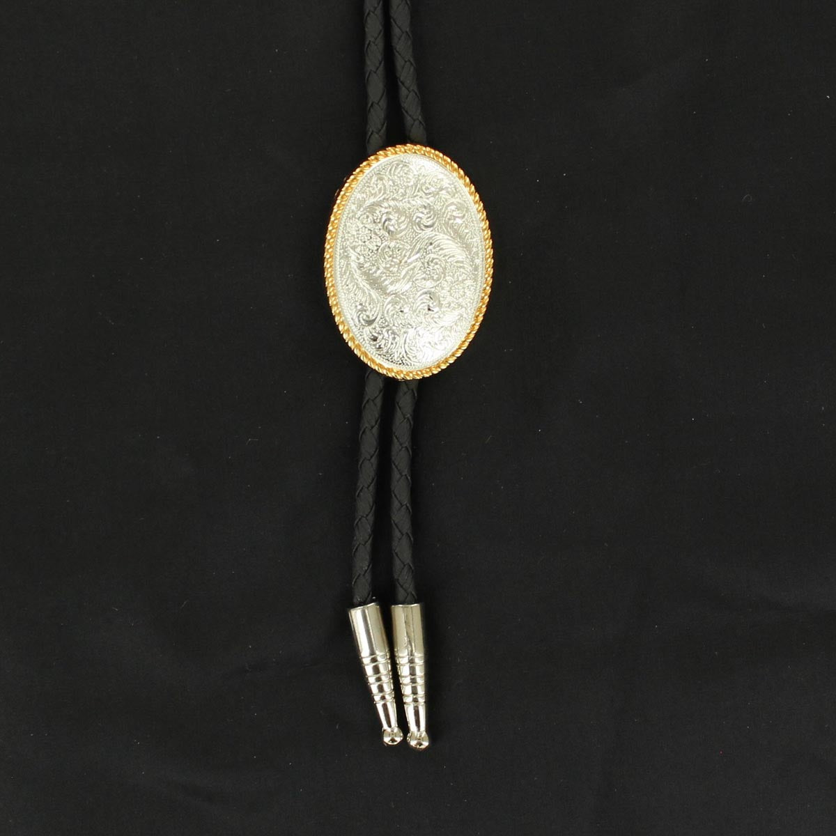 Silver Plain Bolo Tie