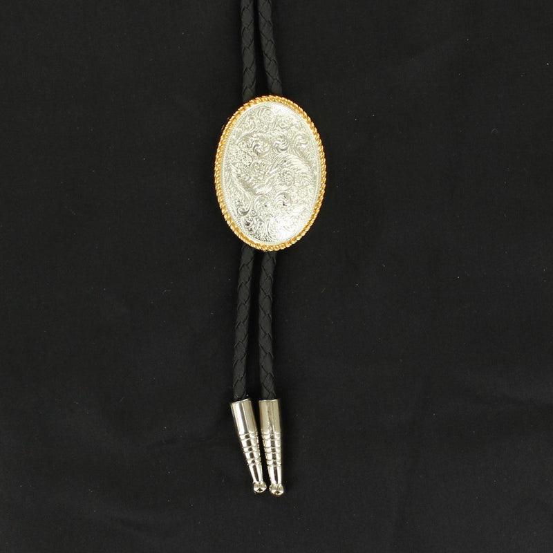 Silver Plain Bolo Tie