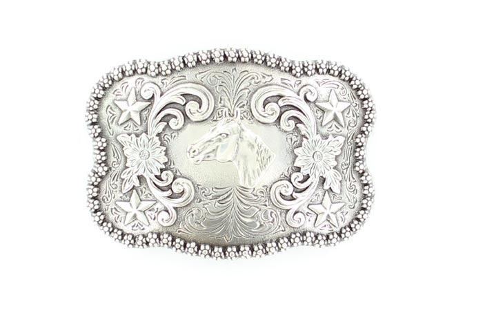Rectangle Berry Edge Horsehead Buckle
