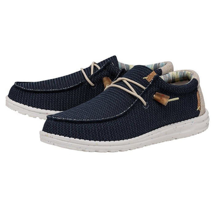 Men's Hey Dude Wally Stretch Orion Blue Shoe